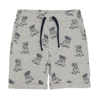 Bulldog Print Shorts