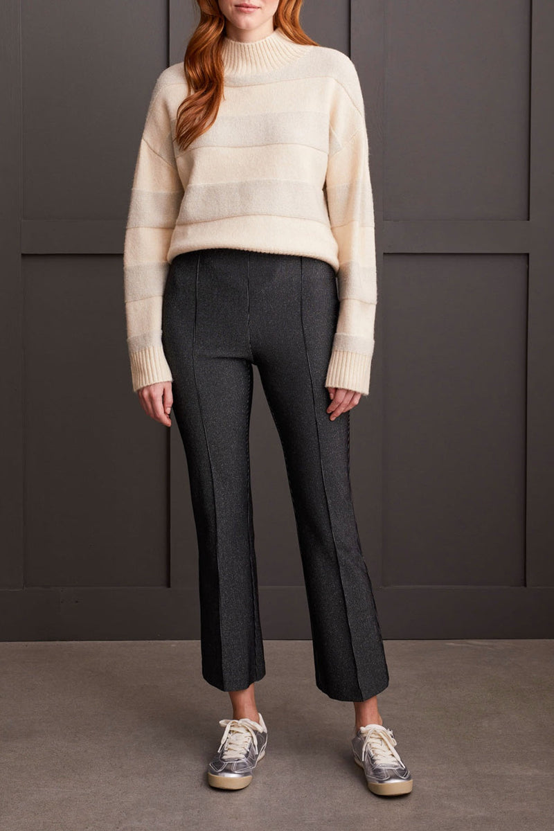 Pull On Stripe Ankle Pant