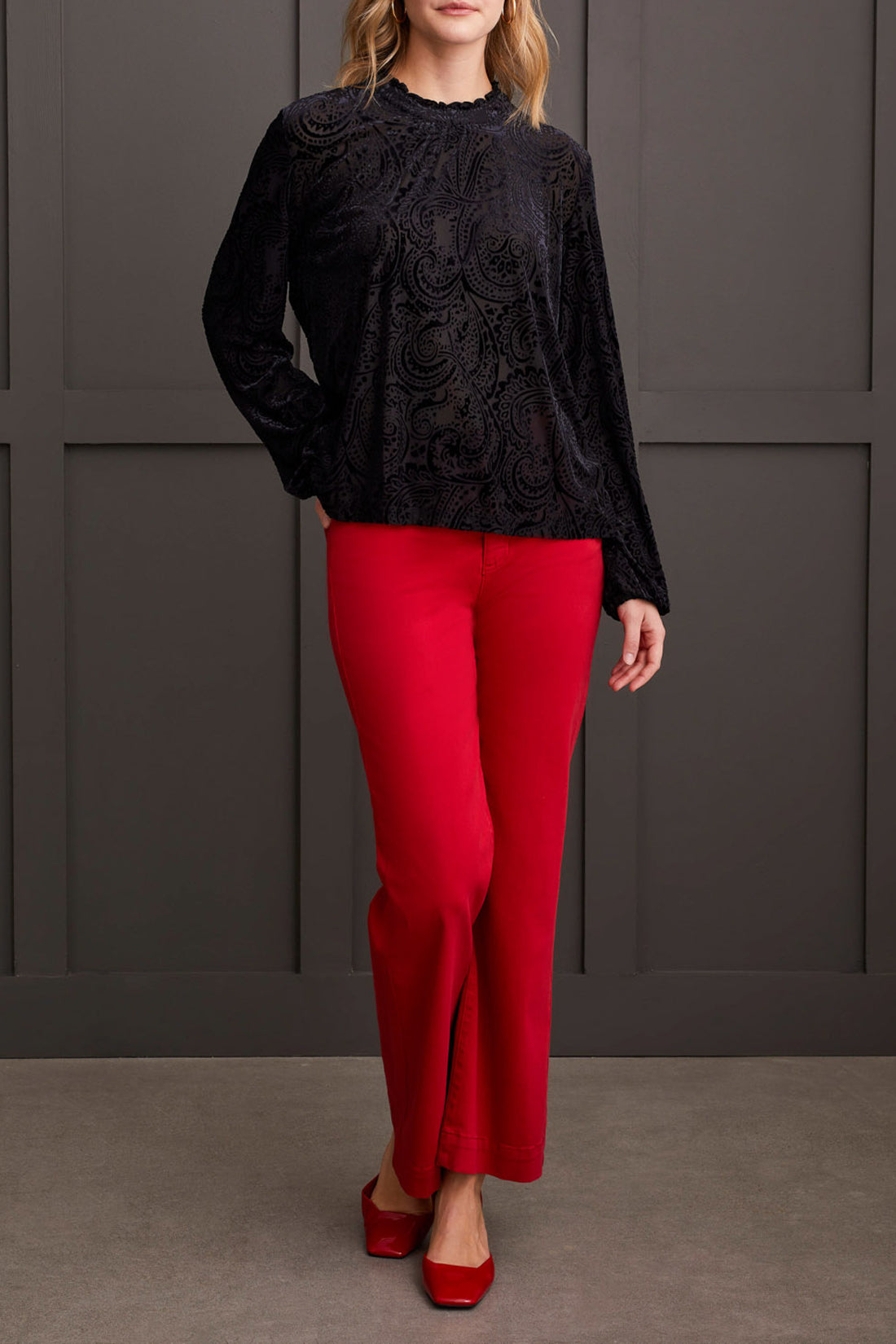Long Sleeve Flare Top