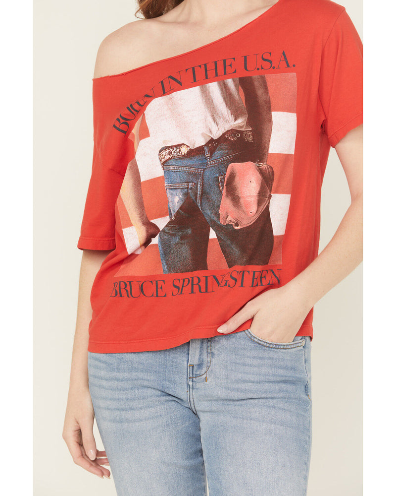 Bruce Springsteen Born in the USA Off the Shoulder