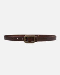 Chelsy Vintage Skinny Leather Belt