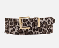 Aliza Animal Print Leather Belt