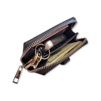 Brushed Vegan Leather Clip & Go Strap with Pouch