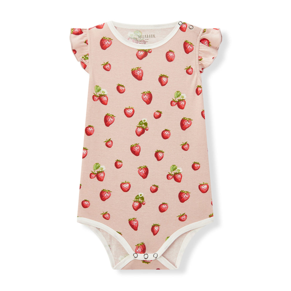 Organic Cotton Ruffle One Piece