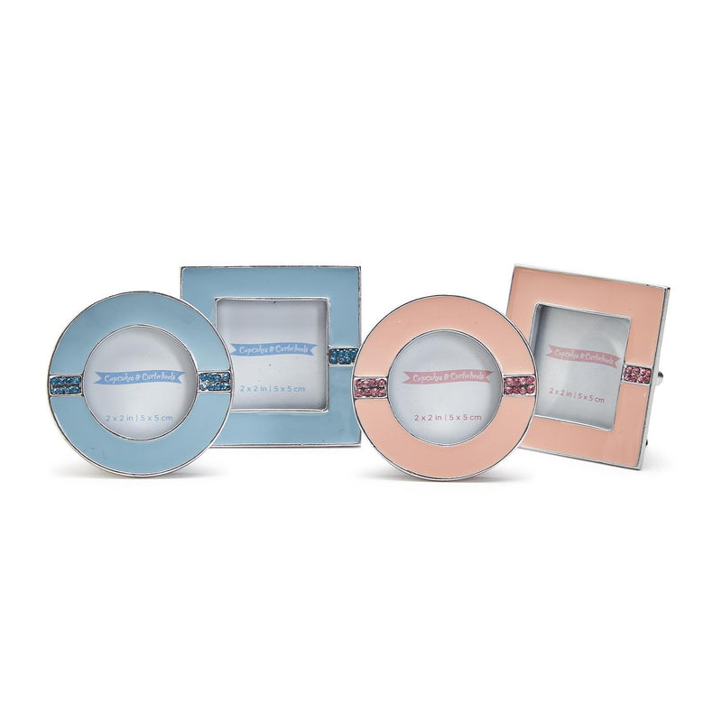 Enameled and Jeweled Photo Frame