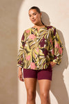 Flowy Dolman Sleeve Blouse