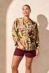 Flowy Dolman Sleeve Blouse