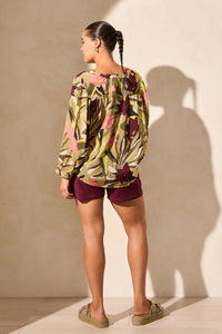 Flowy Dolman Sleeve Blouse