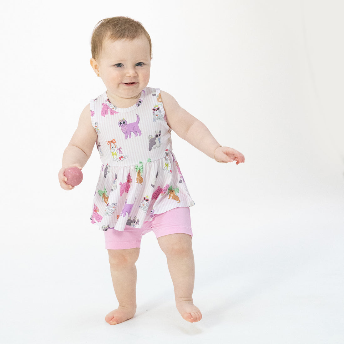 Peplum Tank Top and Bike Short