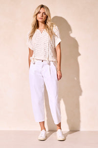 Audrey Mid Rise Girlfriend Barrel Jeans