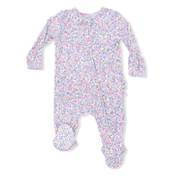 2 Way Ruffle Back Zipper Footie