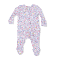 2 Way Ruffle Back Zipper Footie