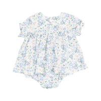 Smocked Ruffle Bubble with Skirt