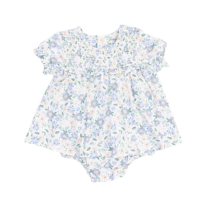 Smocked Ruffle Bubble with Skirt