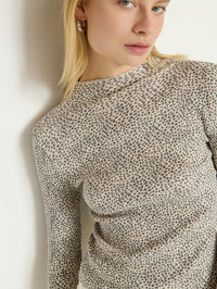 Brenna Mock Neck Top