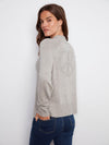 Raglan Long Sleeve Mock Neck Sweater