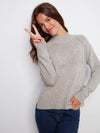 Raglan Long Sleeve Mock Neck Sweater