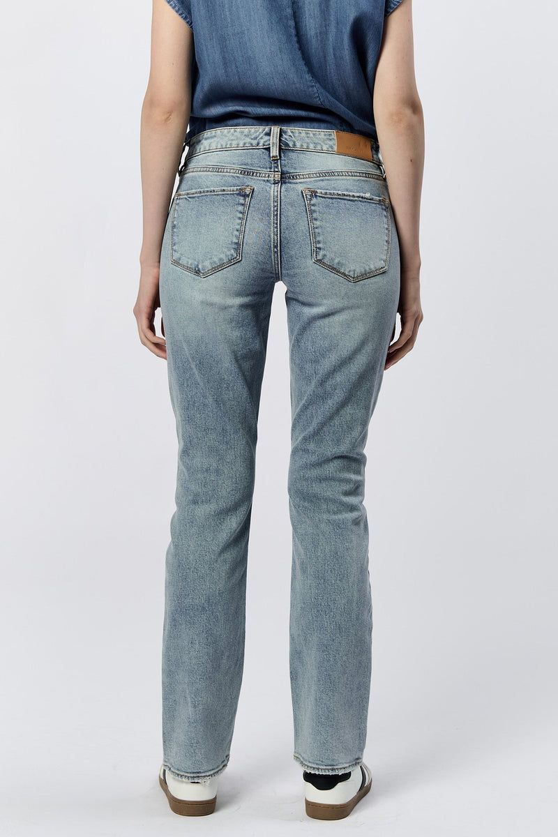 Playback Mid Low Rise Slim Straight Jean