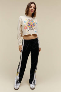 Duran Duran USA Tour 1984 Cropped Sweatshirt
