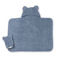 Hooded Towel + Wash Mitt Set Rain
