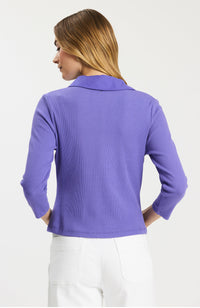 Poppy Ribbed Polo