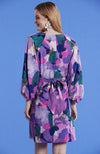 Val Silk Watercolor Dress