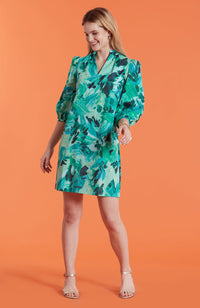Sheri Green Wave Dress