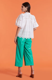 Hayley Eyelet Top