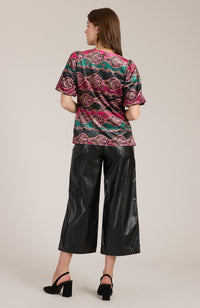 Claire Velvet Puff Sleeve Top