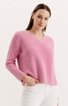 Mineral Wash V-Neck Sweater