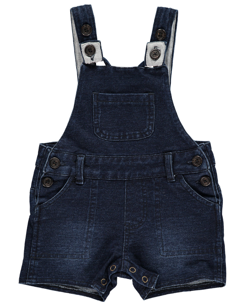 Jonty Denim Effect Shortie Overalls