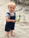 Jonty Denim Effect Shortie Overalls