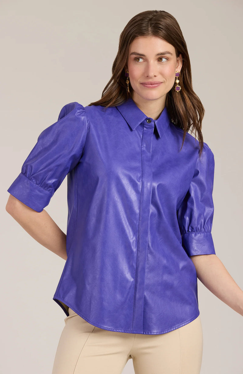 Alice Pleather Shirt