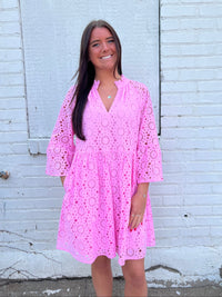 Abbie Eyelet Dress