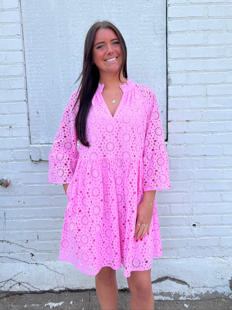 Abbie Eyelet Dress