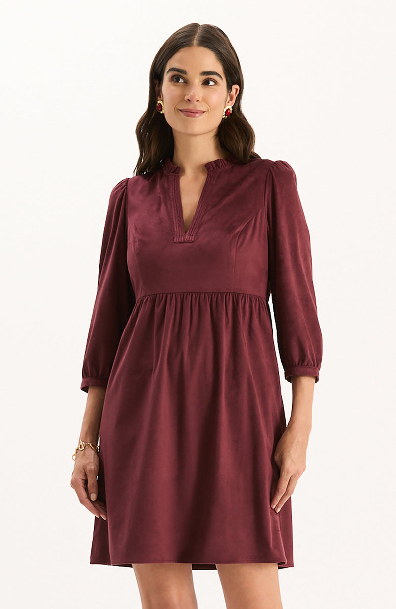 Corbin Faux Suede Dress