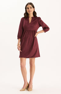 Corbin Faux Suede Dress