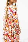 3/4 Sleeve Pocket Twirl Dress