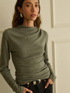 Neda Pleated Top