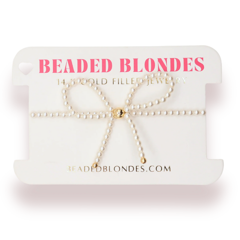 Pearl Bow Bracelet