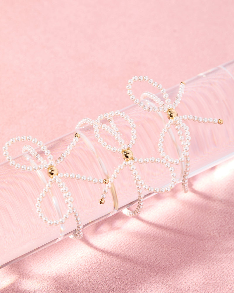 Pearl Bow Bracelet