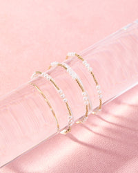 ILY Pearl Bracelet in Gold