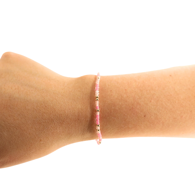 Rosey Pink Sprinkle Bracelet