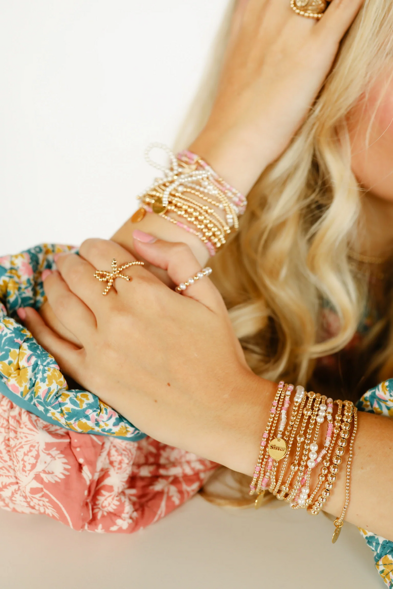 Rosey Pink Sprinkle Bracelet