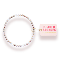 4MM Silver Beaded Bracelet