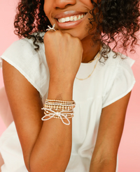 4MM Silver Beaded Bracelet