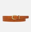 Ank Skinny Leather Belt