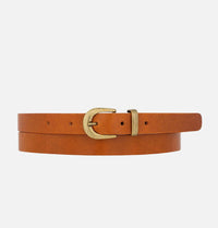 Ank Skinny Leather Belt