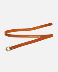 Ank Skinny Leather Belt