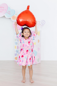 3/4 Sleeve Pocket Twirl Dress